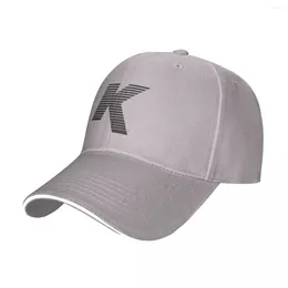 Ball Caps Zildjian K Logo Black Ink Baseball Cap Sunscreen Snap Back Hat Custom Hats Men'S Women'S