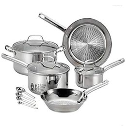 Cookware Sets Performa Stainless Steel Set 12 Piece Induction Pots And Pans Dishwasher Safe Sier Drop Delivery Home Garden Kitchen Din Dhqzh