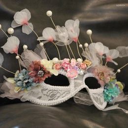 Party Decoration Masquerade Women's Super Fairy Flower Mask Halloween