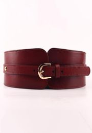100 Cowskin Wide Belt For Women High Quality Ceinture Femme Elastic Waistband Female Vintage Genuine Leather Belt Buckles T2005115221040