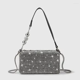 Evening Bags Women's Bag 2023 Rhinestones Handbags For Women Diamonds Shoulder Purse Ladies Female Crossbody