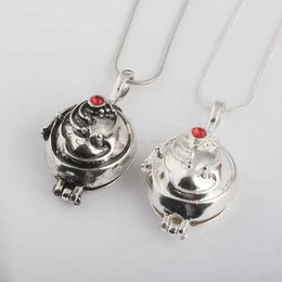 Pendant Necklaces Vampire Diaries Katherine Necklace Elena Gilbert Vintage Fashion Locket Vervain Verbena Necklace Pendant For Women sweater chainL23125