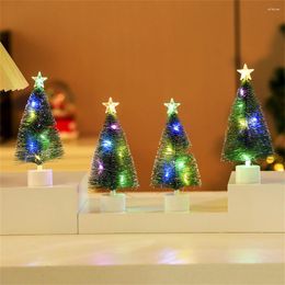 Christmas Decorations Festive Desktop Decoration Joy Amazing Unique Tree Bauble Holiday Flashing Colorful Lights Led