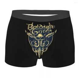Underpants Underpants Baldurs Gate 3 Grange Logo Men Long Underwear Retro Boxer Shorts Panties Y Breathable For Male Plus Size Drop De Otjcl