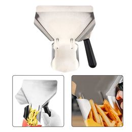 Storage Bottles Jars Baking Tool Shovel Popcorn Packing French Fries Stainless Steel Kitchen Gadget Special For Hamburger 231206