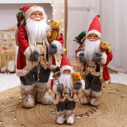 Christmas Decorations 60cm Large Santa Claus Merry Christmas Decorations for Home Happy Year Santa Claus Doll Window Decorations Home gift 231207