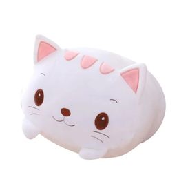 Plush Dolls 1pcs 20cm White Cat Toy Stuffed Animal Sweet Soft Cartoon Doll Pillow Birthyday Gift Cushion Cute Kawaii Plushie 231206