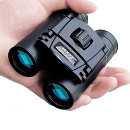 Telescope Binoculars 40x22 HD Powerful 2000M Long Range Folding Mini BAK4 FMC Optics For Hunting Sports Outdoor Camping Travel 231206