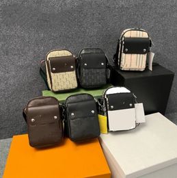 Designer Crossbody Shoulder Bag Quality Pu Leather Handbag Fashion Mini Messenger Bag Pochette Multiple Pockets Purse