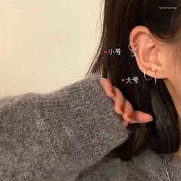 Hoop Earrings Small And Simple Ear Female Online Celebrity Niche Circle Bead Design Sense Joker Creative Accessories