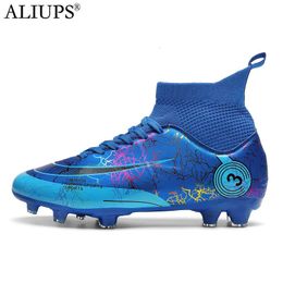 Dress Shoes ALIUPS Size 3145 Original Soccer Sneakers Cleats Professional Football Boots Men Kids Futsal for Boys Girl 231207