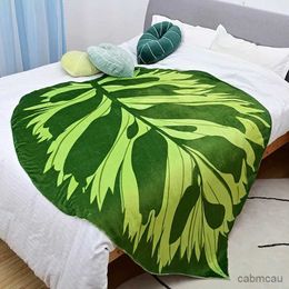 Blankets Large Leaf Blanket for Sofa Cover Bedspread on The Bed Flannel Super Soft Throw Blankets Cosy Warm Christmas Gifts Home Decor R231207