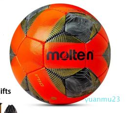 Balls Molten Size Footballs for Child Youth Adults Match Training Football Soccer Outdoor Indoor Futsal Balls Air Pump