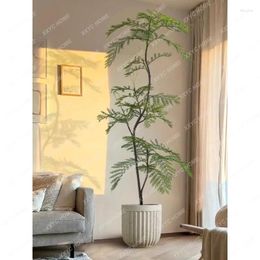 Decorative Flowers Indoor Living Room Decoration Large Potted Plant Floor Ornaments Advanced Pseudo Tree Simulated Plants