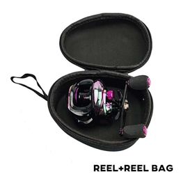 New Fly Fishing Reels2 Free Eva Fishing Bag Baitcasting Reels 11+1bb 7.2 1 High Speed Gear Ratio For Saltwater Freshwater Carp Fishing Reel Pesca