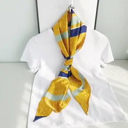 Scarves Female Professional Extended Scarf Decoration Fashion Spring And Autumn Versatile Small Silk