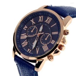 Wristwatches NO.2 Brand Women Watches Quartz Watch Geneva Rhinestone Crystal Roman Lady PU Leather Band Analog Relogio Feminino