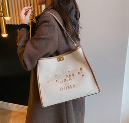 Classic Brand Bag Women's New Fashion Letters Light Luxury Portable Shoulder Crossbody