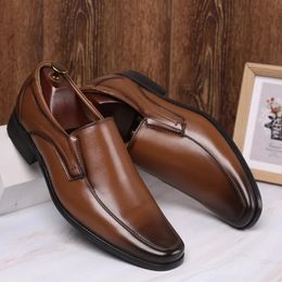 Männer klassische Modegeschäfts elegante formelle Hochzeitsrutsche im Büro Oxford für Männer Herren Kleidschuhe Fahi Dre Schuh