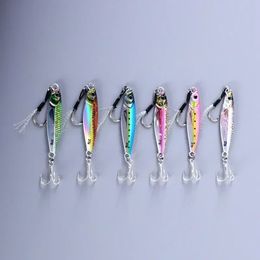 Baits Lures Sea fishing Slow Jig Metal Jigging Spoon Laser Artificial Bait Boat Fishing 3D Print Super Hard Fish 231207