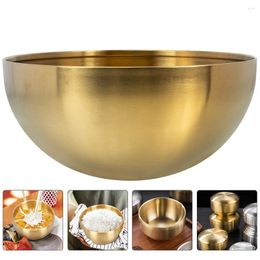 Dinnerware Sets Spaghetti Stainless Steel Salad Bowl Metal Mixing Bowls Spoon Rest For Stove Top