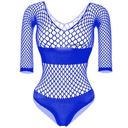 Foreign Trade Men S Underwear Handsome Sexy Lingerie Male Fishnet Bodysuit Long Sleeve Sleepwear Man Exotic Nightwear