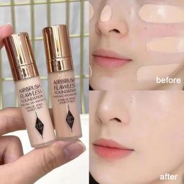 Women Airbrush Flawless Foundation Sample 5ml Long Lasting Concealer BB Cream Makeup Even Skin Tone Natural Brighten Skin Care