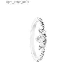 Solitaire Ring Sparkling Herbarium Cluster Ring Authentic 925 Sterling silver Jewellery Ring For Woman European Silver Rings For Jewellery Making YQ231207