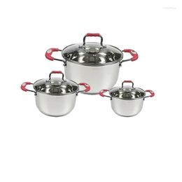 Cookware Sets 12 Pcs Set Glass Lid Stainless Steel Kitchen Non Stick Pots And Pans Utensils Cooking Tools Drop Delivery Home Garden Di Dholq