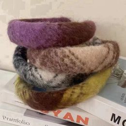 Wool Sponge Padded Hairband Headband Autumn Winter Adult Hair Accessories Women Hair Jewley