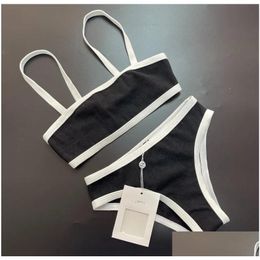 Swim Wear Classic New High Quality Y Womens Bikini Swimwear Set Fashion Sportswear 5 Options Drop Delivery Sports Outdoors Swimming Eq Dhlvl