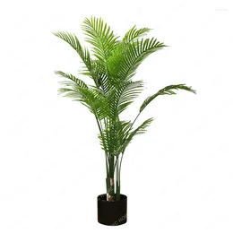 Decorative Flowers High Simulation Plant Ficus Lyrata Flame Retardant Travel Greenery Bonsai Decoration Fake Trees