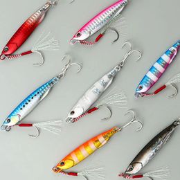 Baits Lures 3pcslot Japen Metal Cast Jig Spoon 1050g Shore Casting Jigging Fish Sea Bass Fishing Lure Artificial Bait Tackle 231206