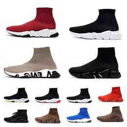 Paris designer design couple socks shoes 2023 new casual shoes men's fabric high top women's classic breathable sneakers Running shoes Travel training shoes size 35-45