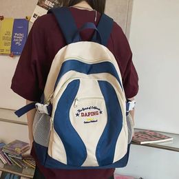 Evening Bags School Women Backpack Fashion Unisex Laptop Large Capacity Shoulder Bag Leisure Travel Teenage Student Schoolbag 231206