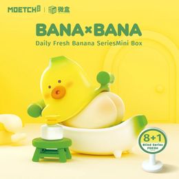 Blind box Moetch BANAxBANA Daily Fresh Banana Series Blind Box Toys Model Confirm Style Cute Anime Figure Gift Surprise Box Funny and cute 231207