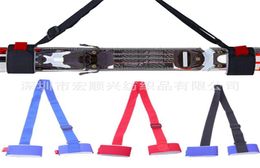 Nylon Adjustable Skiing Pole Shoulder Hand Carrier Lash Handle Straps Hold Porter Hook Loop Protecting Ski Handle Strap Bags 612 X5010214