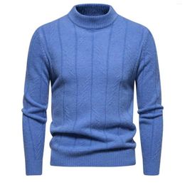 Men's Sweaters Male Autumn And Winter Sweater Mens Knitwear Patterned Long Sleeves Solid Color Striped Loose Petty Coat