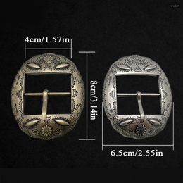 Belts Fit For 38-39mm Carved Belt Buckle Pin Buckles Clasp Leather Strap Middle Center Half Bar Metal 40mm