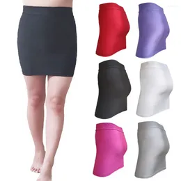 Active Shorts Sexy Women Pencil Mini Skirts Summer Ladies High Waist Stretchy Slim Bodycon Yoga Club Wear Casual Short