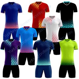 Other Sporting Goods Kids Adult Custom Soccer Jersey Set Men Football Uniform Child Kit Shirt Shorts Boys Training Suit Sportswear 231206