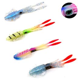 New Baits Lures Artificial Squid Baits Fishing Soft lure 9Color 15cm 20g Luminous Squid Jig Fishing Lures For Sea Bait Accessories Pesca