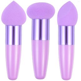 Makeup Sponges English Title: Small Mushroom Beauty Pen Peach Heart Oblique Cut Sponge Tool