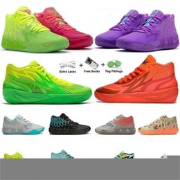 Ball Lamelo 1 2.0 Mb.01 Basketball Shoes Sneaker Black Blast Lo Ufo Not From Here and Rock Ridge Red Mens Trainers Sports Sneakers 40-46