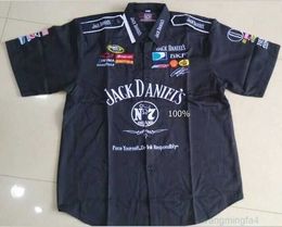 Men's T-shirts Outdoor T-shirts F1 Casual Racing Suit Auto Repair Beauty Short Sleeved Shirt Black C176 Z86z