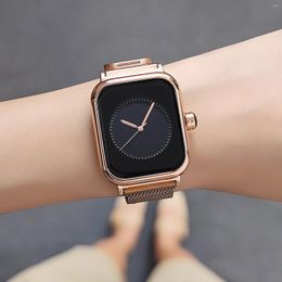 Wristwatches Watches Women Analogue Quartz Fashion Watch Stainless Steel Waterproof Unique Simple Design Wrist