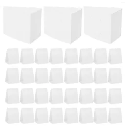 Gift Wrap 100 Pcs Jewels Display Cards Jewelry Cardboard Necklace Ear Studs Holder Earring White Storage