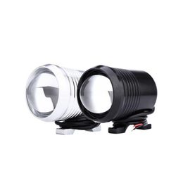 Motorcycle Lighting Pampsee 1Pcs U2 1200Lm 30W 12-80V Upper High Low Beam Motorcycle Headlight Led Driving Motorbike Fog Light Flash L Dh45X