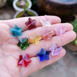 Chandelier Crystal 14mm Star Beads Prism Parts Glass Suncatcher Pendant Five -star Shape DIY Jewellery Making Wedding Home Decor