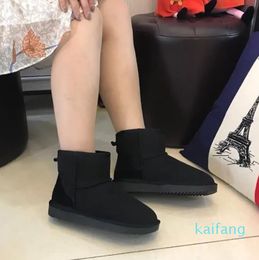 Warm Suede Shoes Classical Short Miniwomen Keep Warms Man Womens Plush Casual Antelope brown